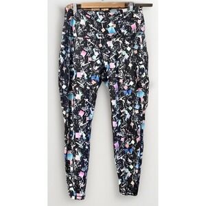 Zelos Woman's Print Leggings Cross Front High waist Sz 2X NO flaws NO Pilling‎